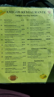 Amigos menu