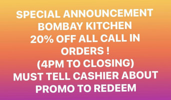 Bombay Kitchen food