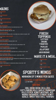 Sporty's Grill food