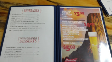 Devils Tower View menu