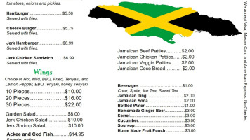 Clifton's Jamrock menu