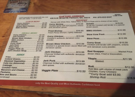 Clifton's Jamrock menu