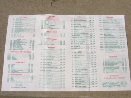 Fast Wok menu