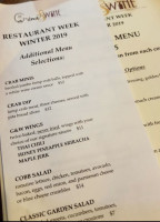 Grind And Wine Cafe menu