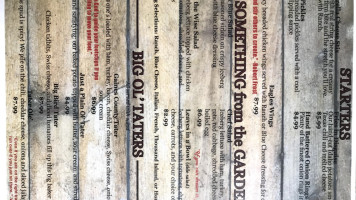 Cotton Country Cafe menu