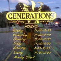 Generations Casual Dining food