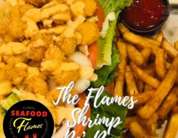 Flames Seafood Grill food