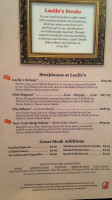 Lucile’s menu