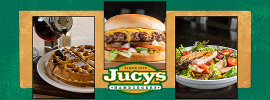 Jucy's Hamburgers food