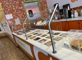 Orange Leaf Frozen Yogurt food