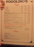 Pogolino's Pizza And More menu