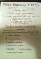 Cindy's Cafe menu