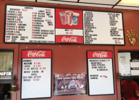 BURRITO KING menu