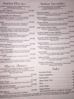 Pamendis Italian Grill menu