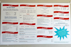 Port A Pizzeria menu