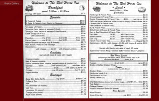 Red Horse Inn menu