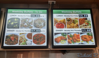 786 Kebab Curry Buffet menu