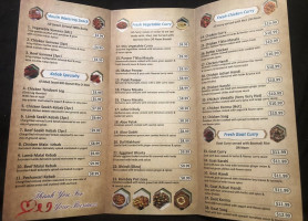 786 Kebab Curry Buffet menu