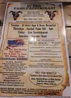 4c Bbq menu