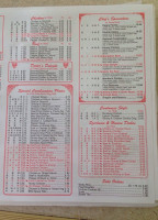 China 1 menu