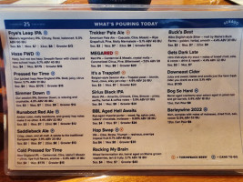 Sebago Brewing Company Brewpub menu