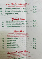 Chen's Palace menu