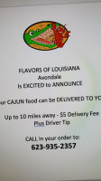 Flavors Of Louisiana food