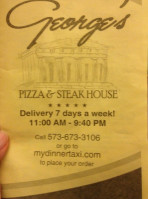 George’s Pizza And Steak food