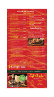 El Paso Mexican Grill menu