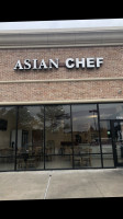 Asian Chef outside