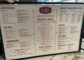 Tony C's menu