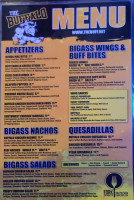 The Buffalo menu