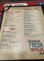 Casa Alde menu