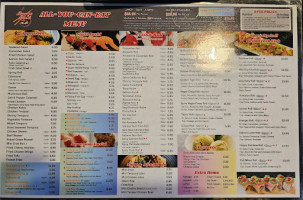 Super Sushi menu