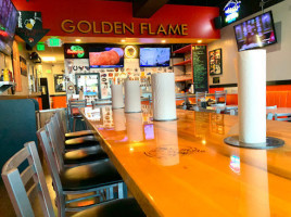 Golden Flame Hot Wings food