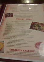 Charlie's Pub Eatery menu