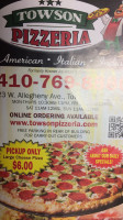 Towson Pizzeria food