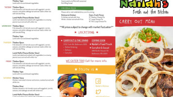 Nailah's Kitchen menu