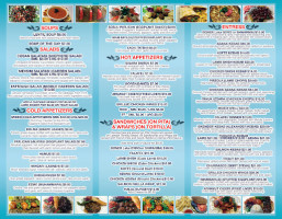 Bereket Turkish menu