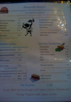 Memories Cafe menu