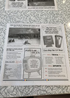 Sunliner Diner menu