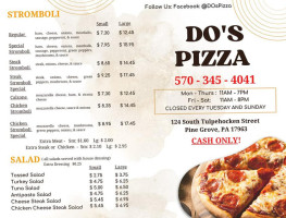 Do's Pizza food