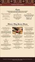 Casa Santa Ana menu