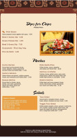 Casa Santa Ana menu