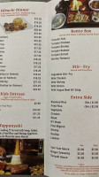 Ono Grill menu