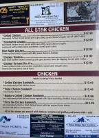 Bubba's Good Eats menu