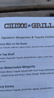 Chisos Grill menu