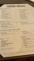 Chisos Grill menu