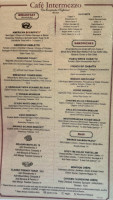 Café Intermezzo Nashville menu