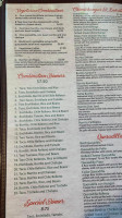 Ruby's Mexican Grill And Cantina menu